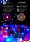 4th of July Patriotic Fairy Lights - 7ft Silver Wire Red White Blue String Lights - Battery Operated Micro LED Starry Moon Lights for Mason Jars, DIY Crafts, Party & Wedding Decor